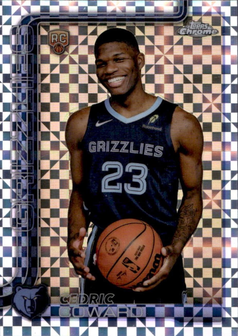 2025 Topps Chrome Cedric Coward [X-Fractor] #261 card