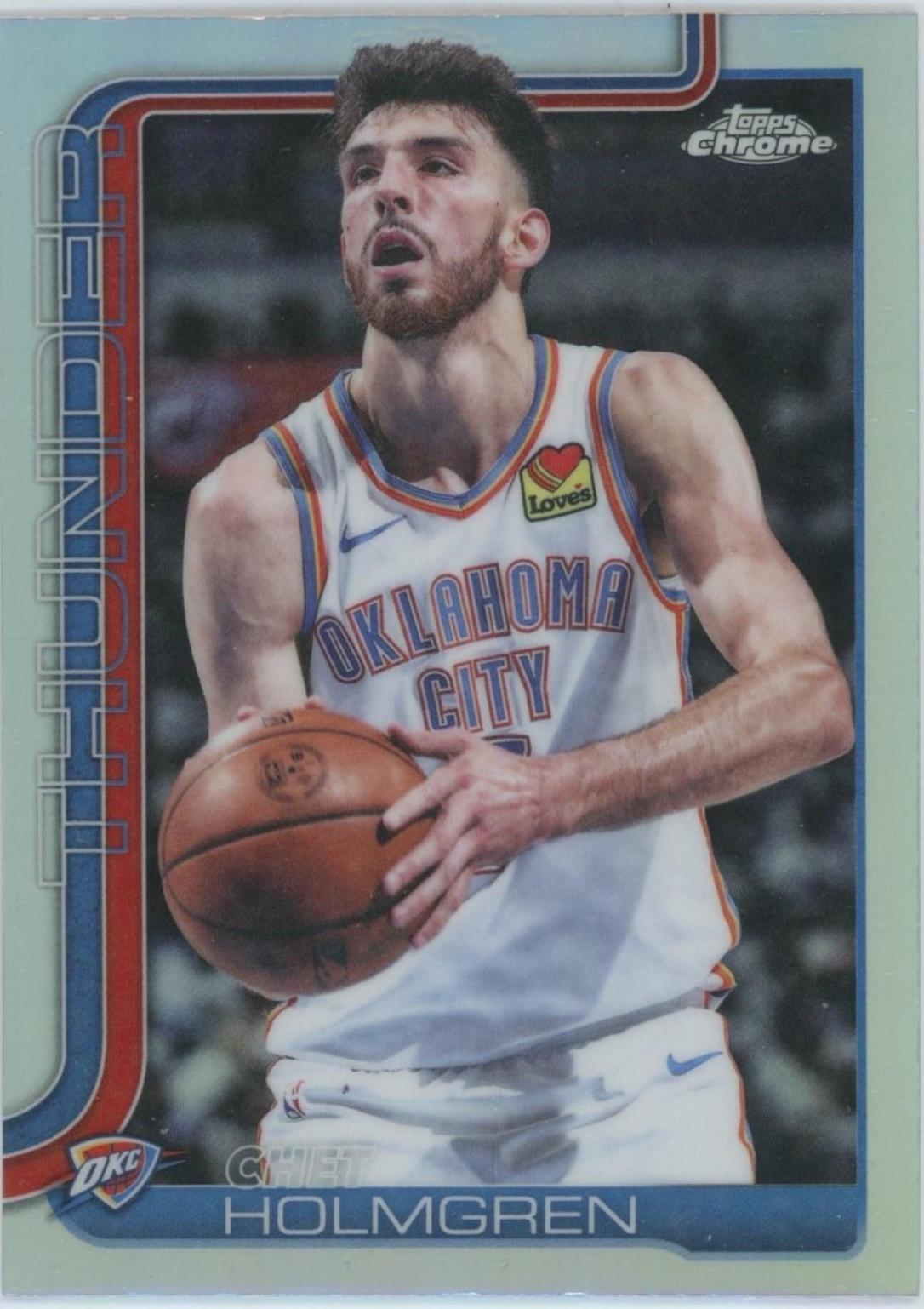2025 Topps Chrome Chet Holmgren #134 card