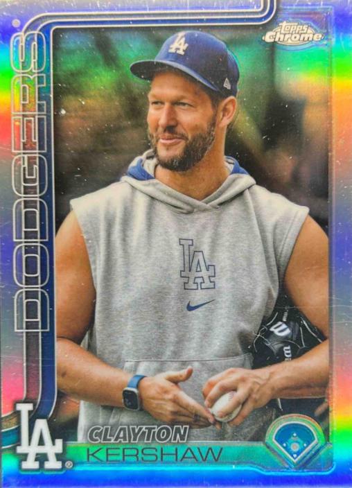 2025 Topps Chrome Clayton Kershaw [Image Variation] #88 card