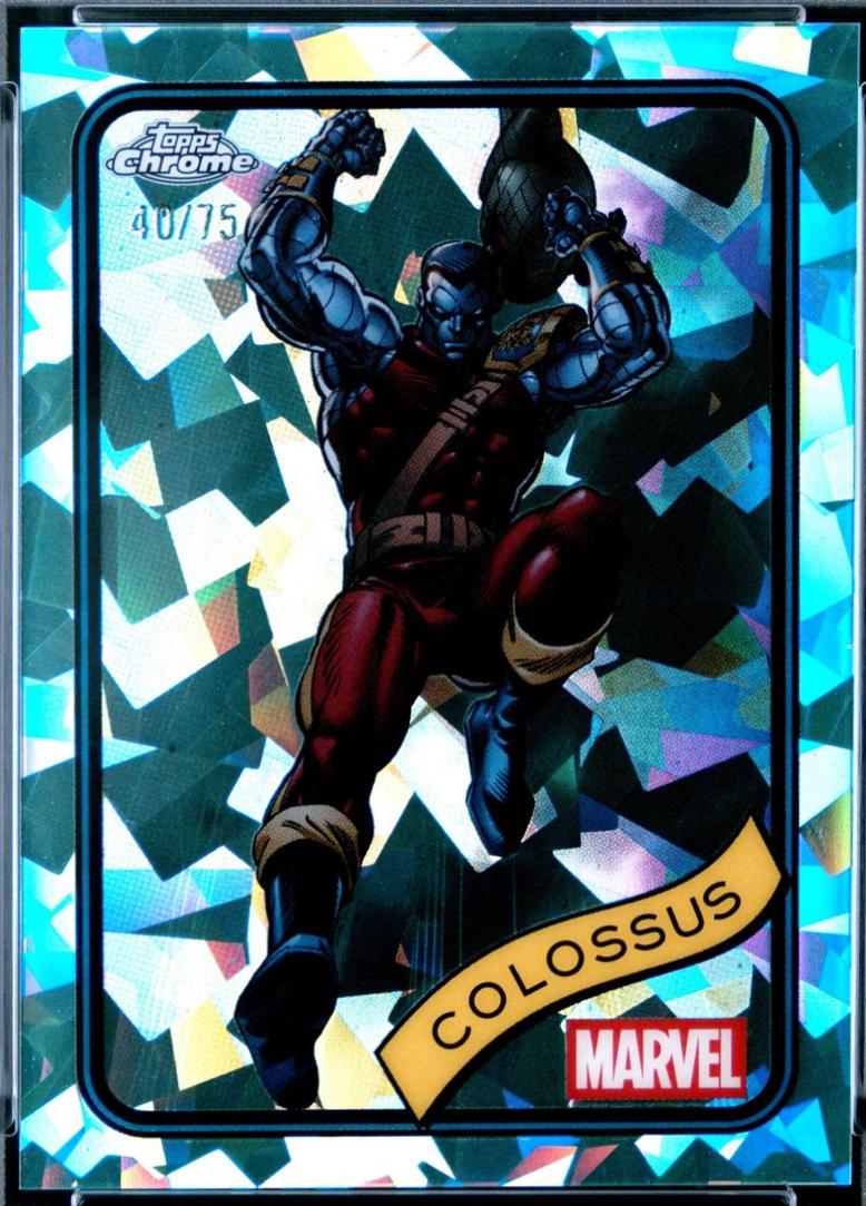 2025 Topps Chrome Colossus [Aqua Sapphire] #93 card
