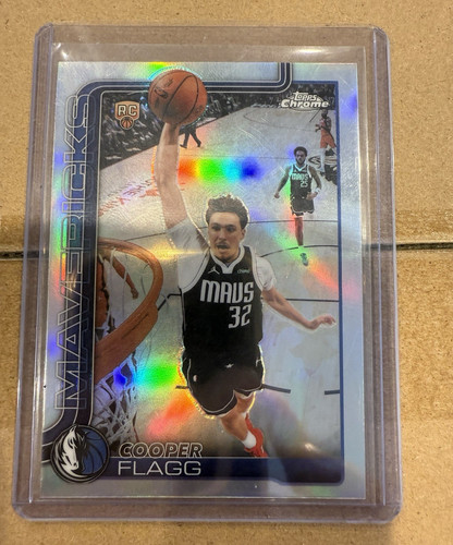 2025 Topps Chrome Cooper Flagg [Refractor] #251 card