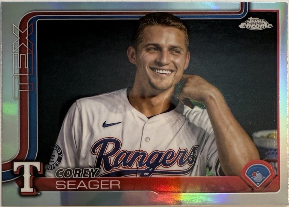 2025 Topps Chrome Corey Seager [Image Variation] #24 card