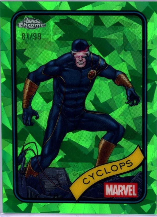 2025 Topps Chrome Cyclops [Green Sapphire] #107 card