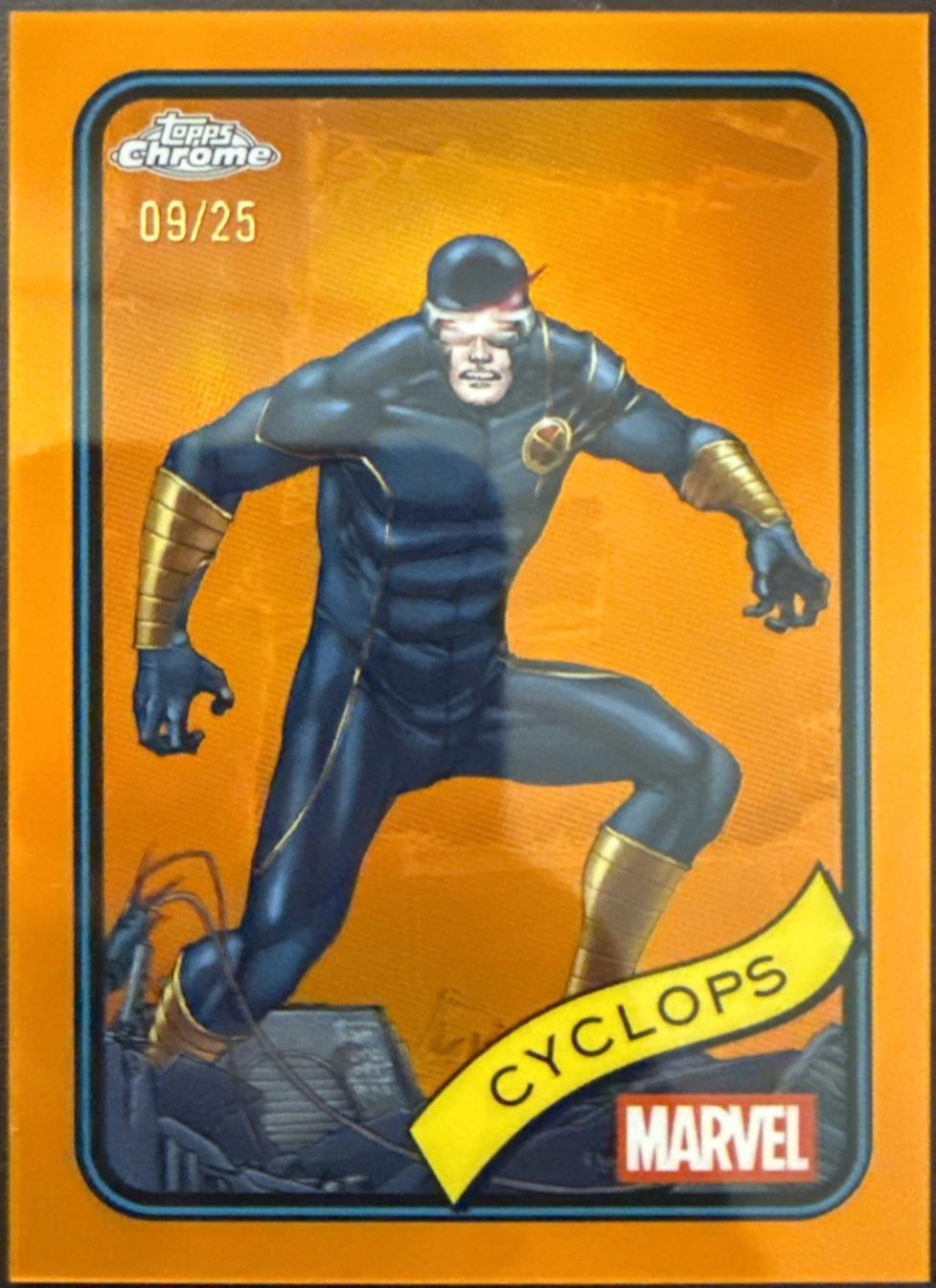 2025 Topps Chrome Cyclops [Orange] #107 card