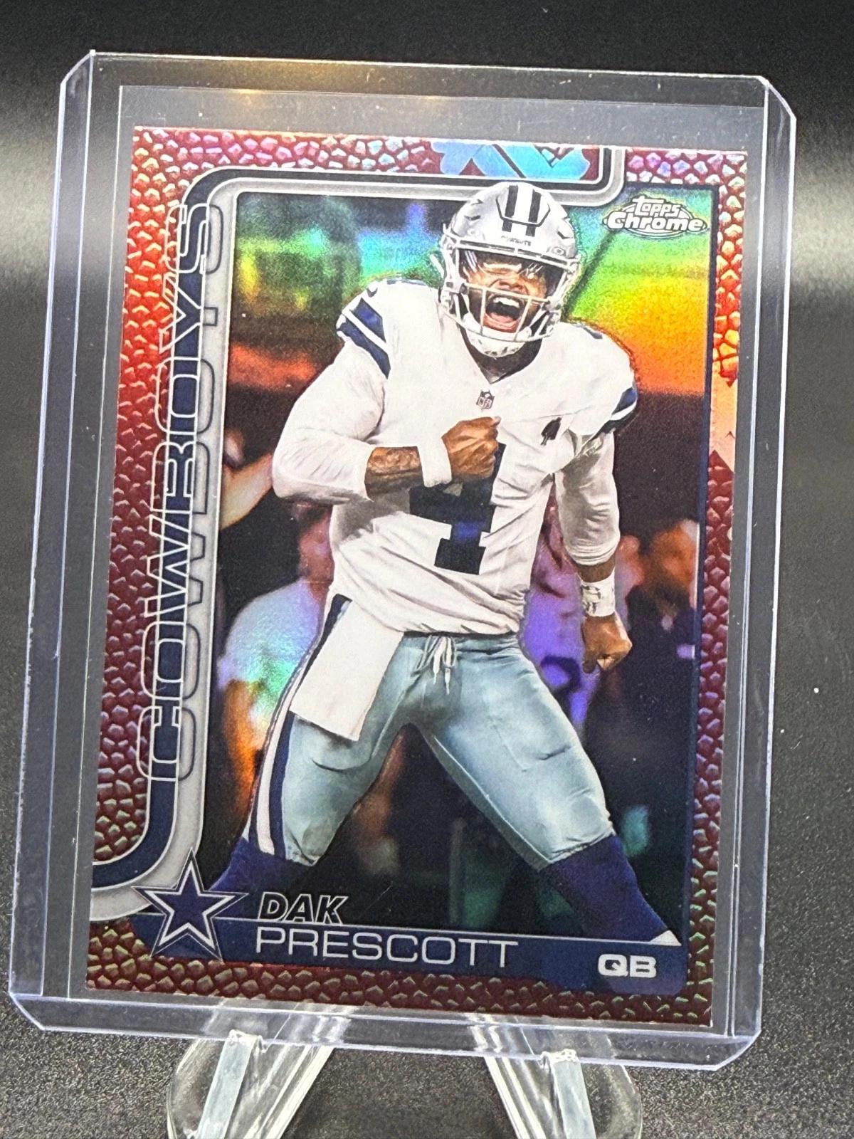 2025 Topps Chrome Dak Prescott [Leather] #79 card