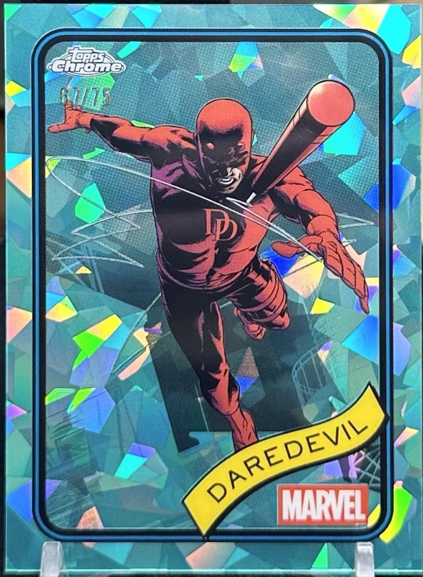 2025 Topps Chrome Daredevil [Aqua Sapphire] #97 card