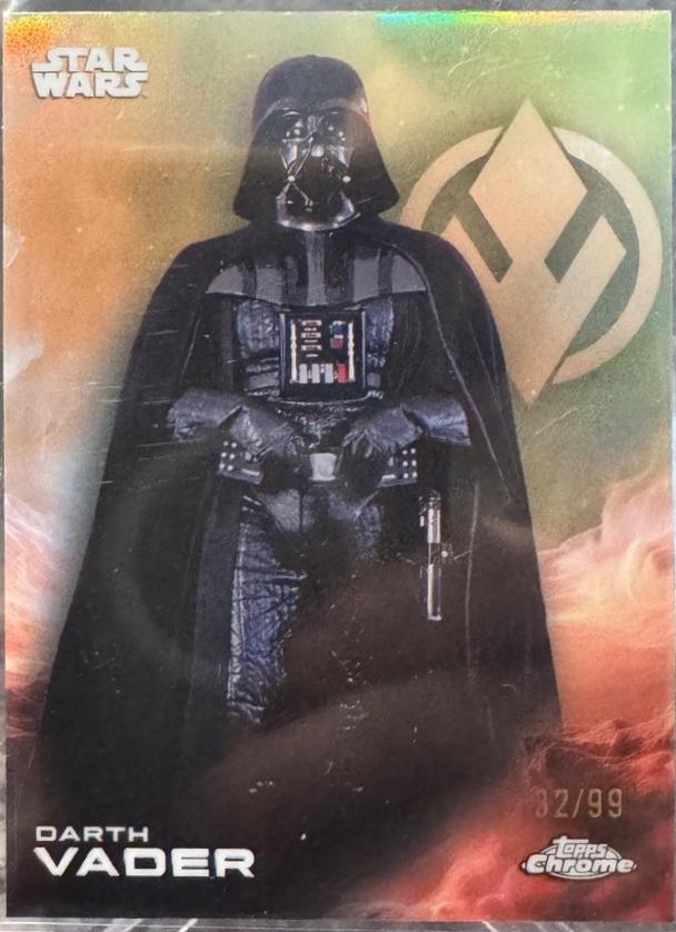 2025 Topps Chrome Darth Vader [Green Sapphire] #29 card