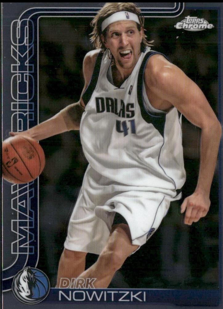 2025 Topps Chrome Dirk Nowitzki #246 card