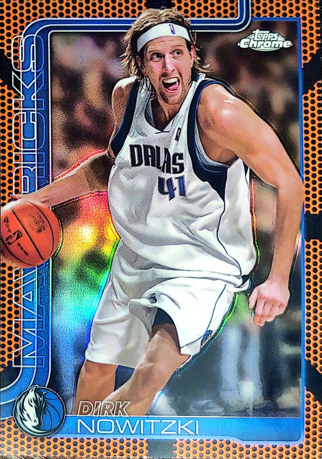 2025 Topps Chrome Dirk Nowitzki [Basketball Refractor] #246 card
