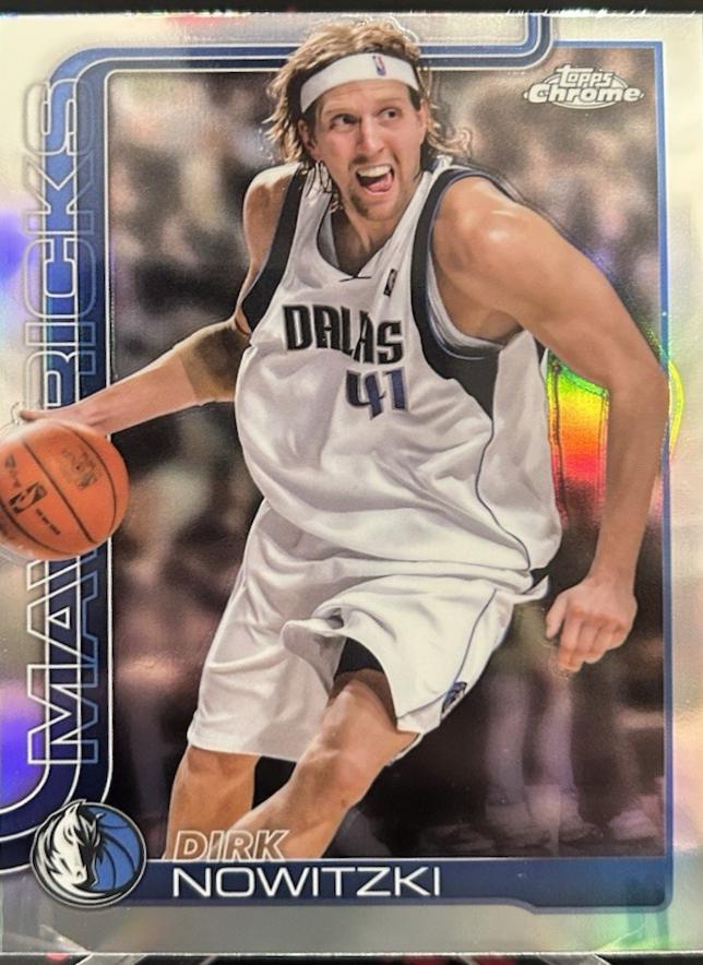 2025 Topps Chrome Dirk Nowitzki [Refractor] #246 card