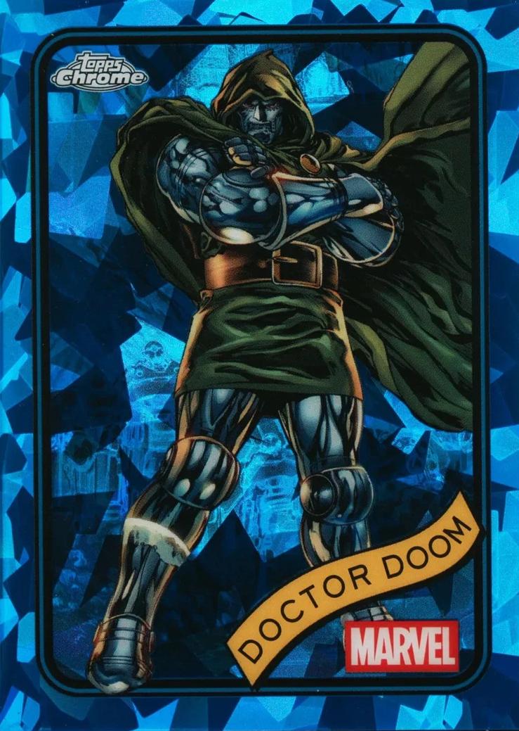 2025 Topps Chrome Doctor Doom [Sapphire] #148 card