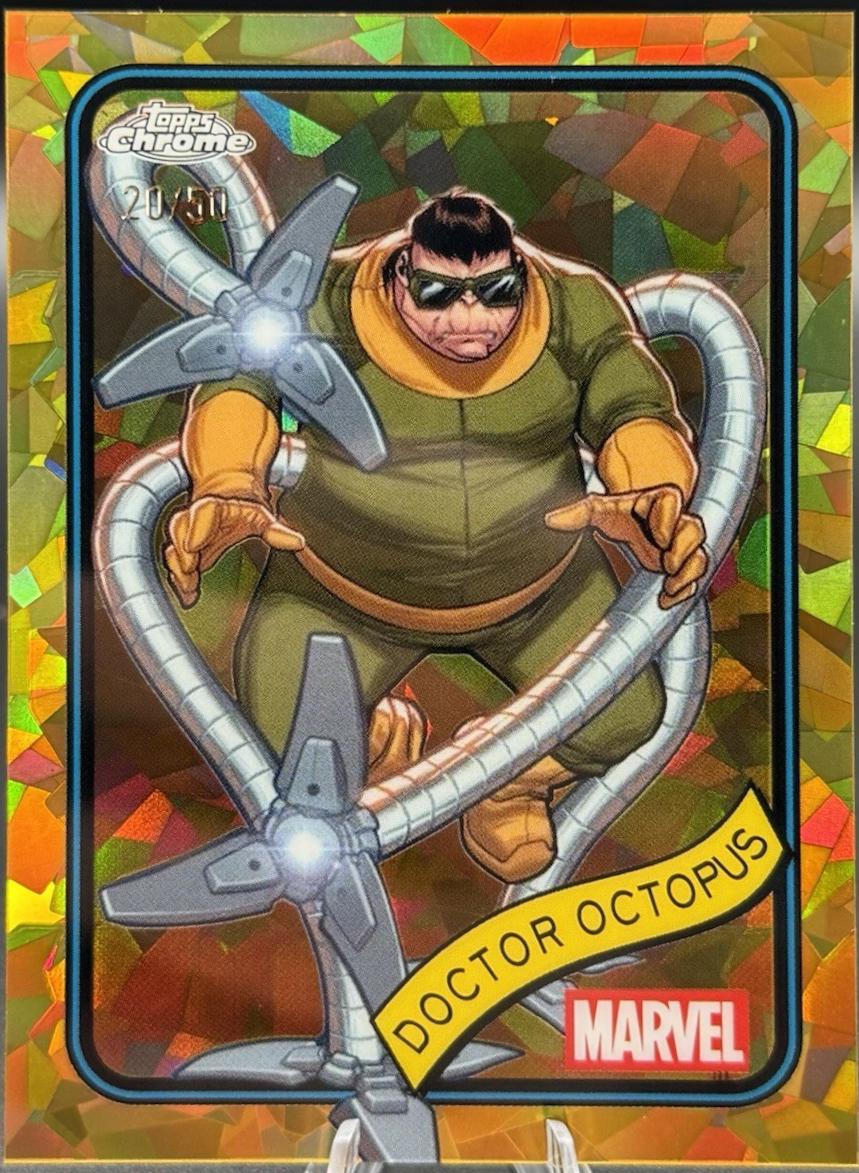 2025 Topps Chrome Doctor Octopus [Gold Sapphire] #160 card