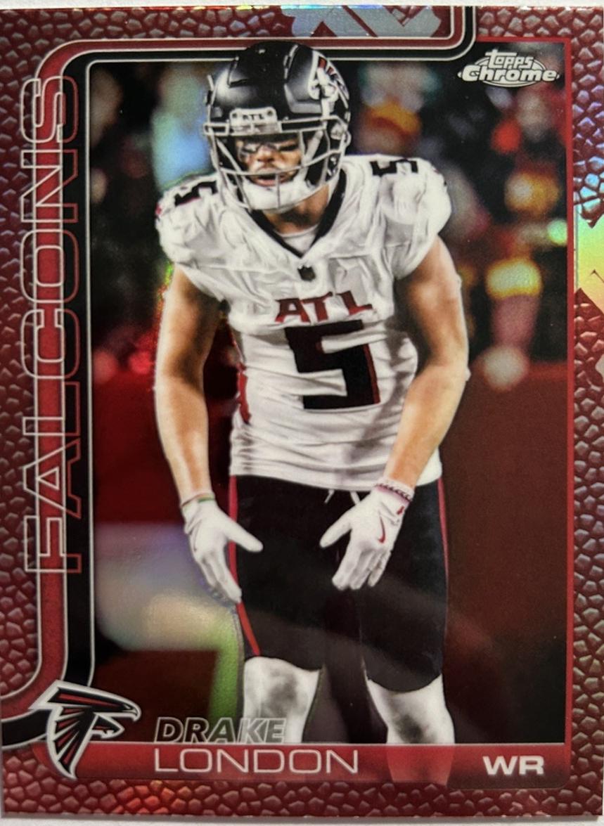 2025 Topps Chrome Drake London [Leather] #12 card