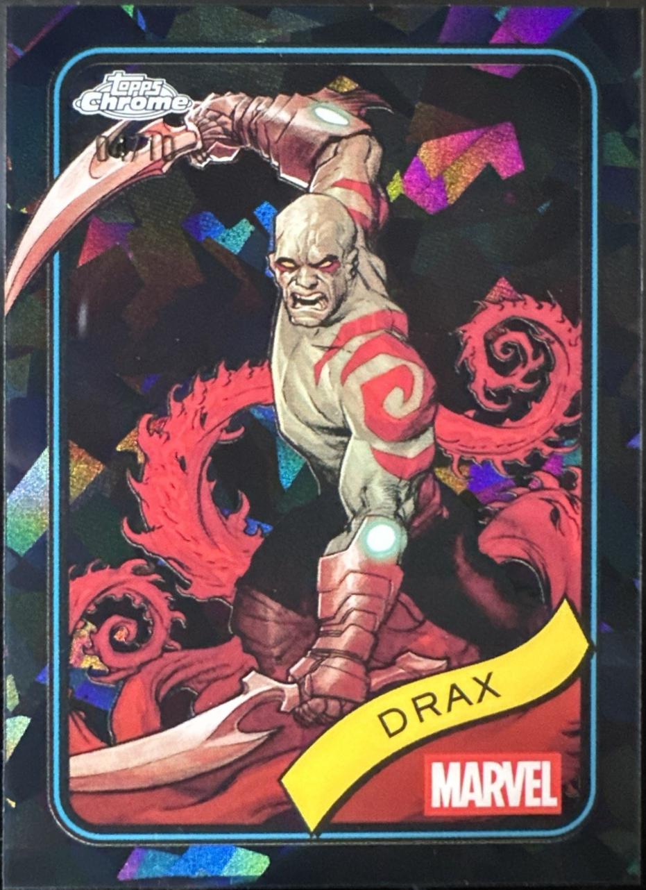 2025 Topps Chrome Drax [Black Sapphire] #184 card