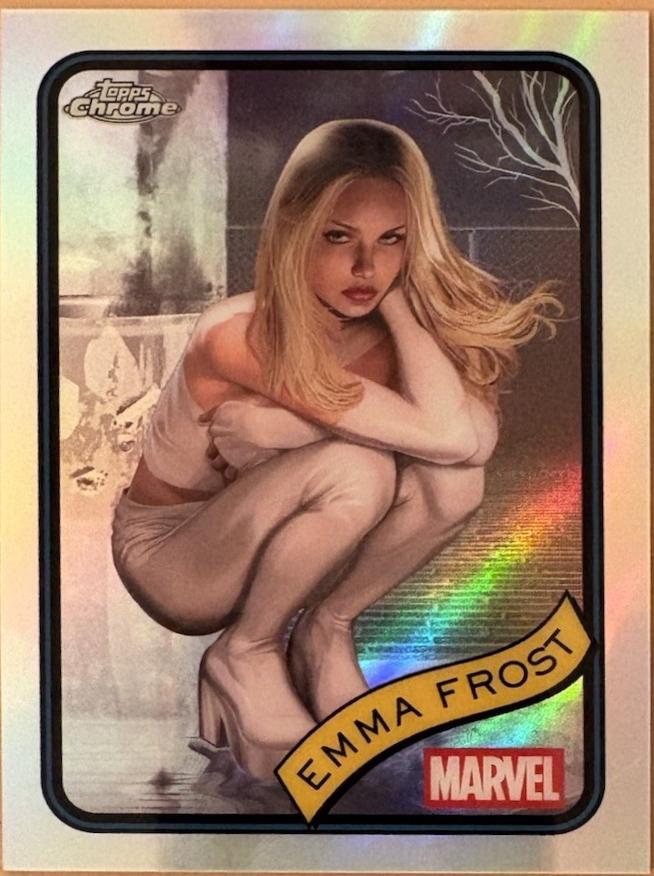 2025 Topps Chrome Emma Frost [Refractor] #147 card