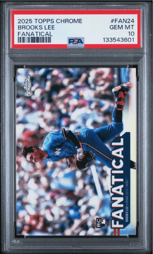 2025 Topps Chrome Fanatical Brooks Lee #FAN-24 card