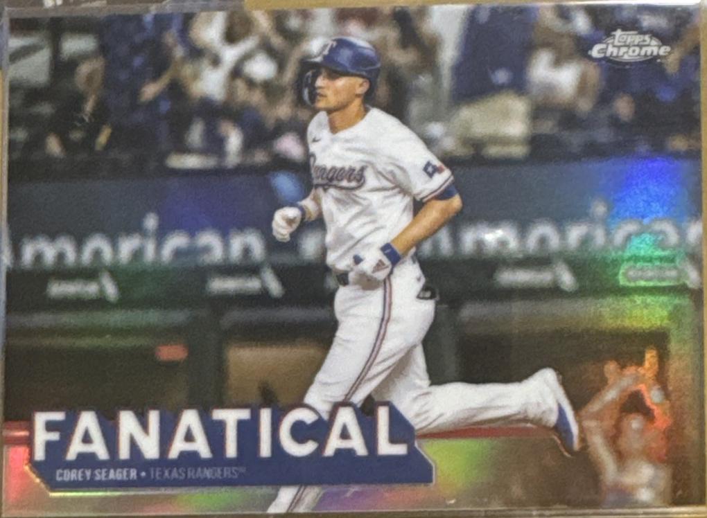 2025 Topps Chrome Fanatical Corey Seager #FAN-11 card