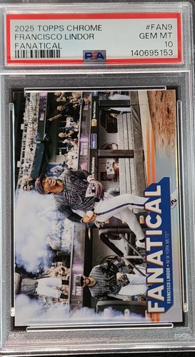 2025 Topps Chrome Fanatical Francisco Lindor #FAN-9 card