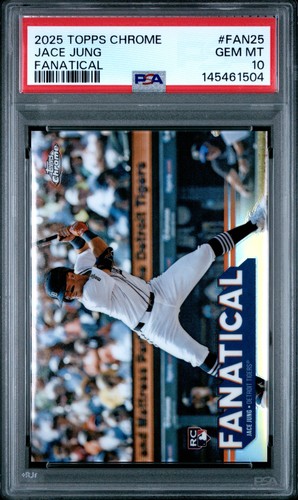 2025 Topps Chrome Fanatical Jace Jung #FAN-25 card