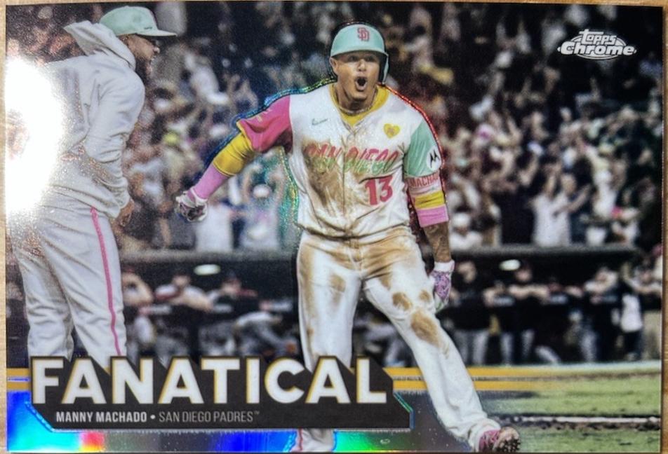 2025 Topps Chrome Fanatical Manny Machado #FAN-6 card