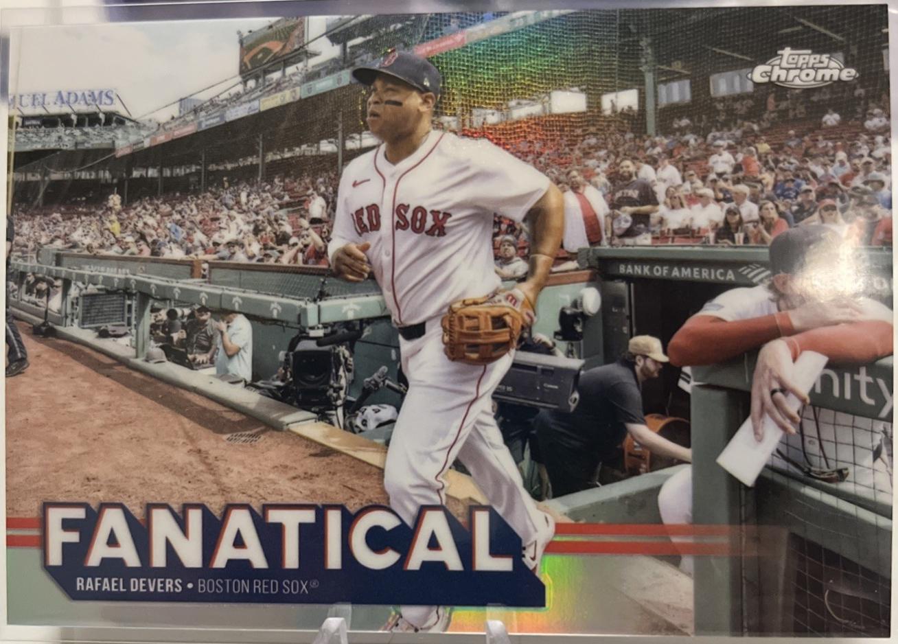 2025 Topps Chrome Fanatical Rafael Devers #FAN-2 card