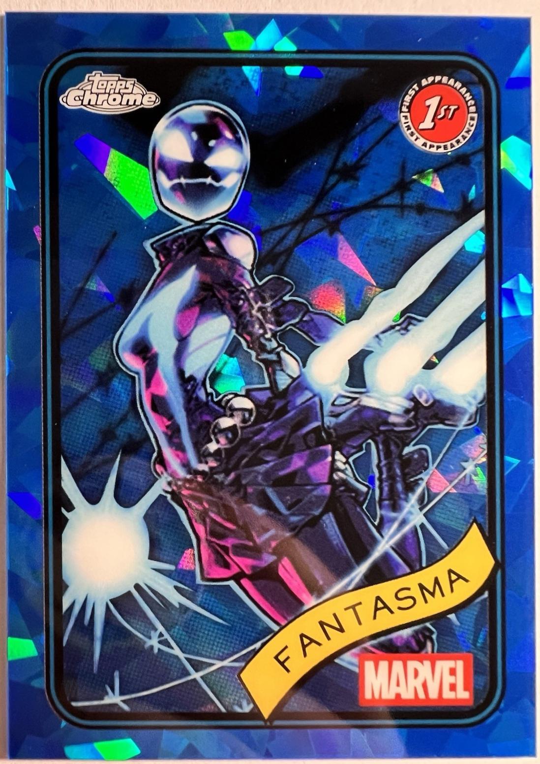 2025 Topps Chrome Fantasma [Sapphire] #82 card