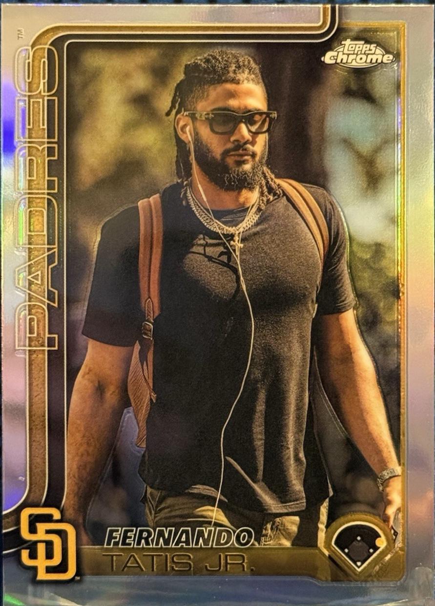 2025 Topps Chrome Fernando Tatis Jr. [Image Variation] #159 card