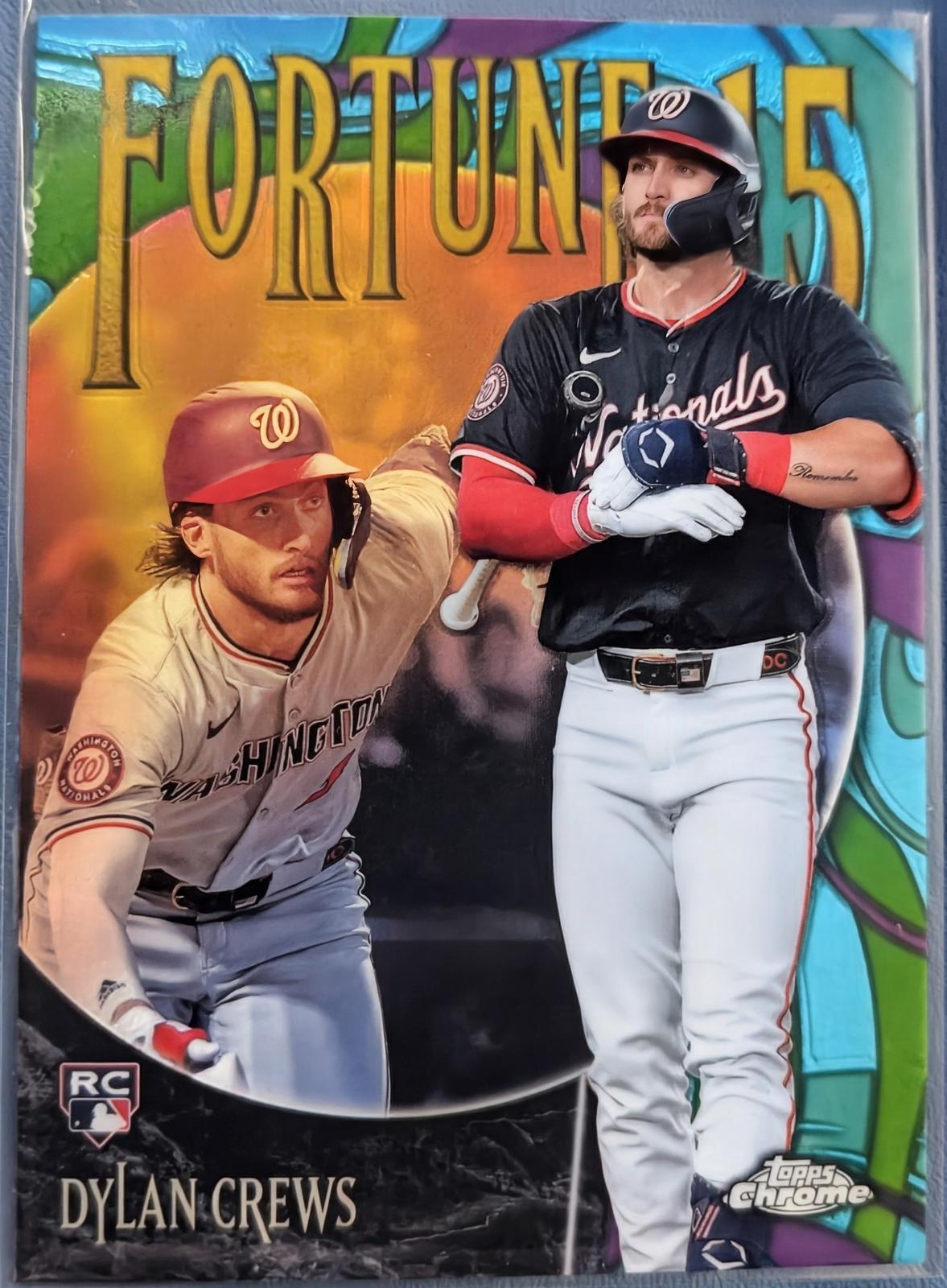 2025 Topps Chrome Fortune 15 Dylan Crews #F15-11 card