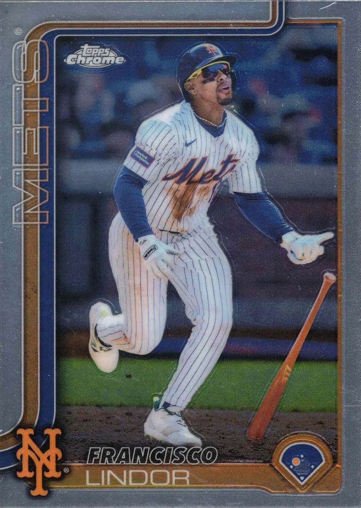 2025 Topps Chrome Francisco Lindor #170 card