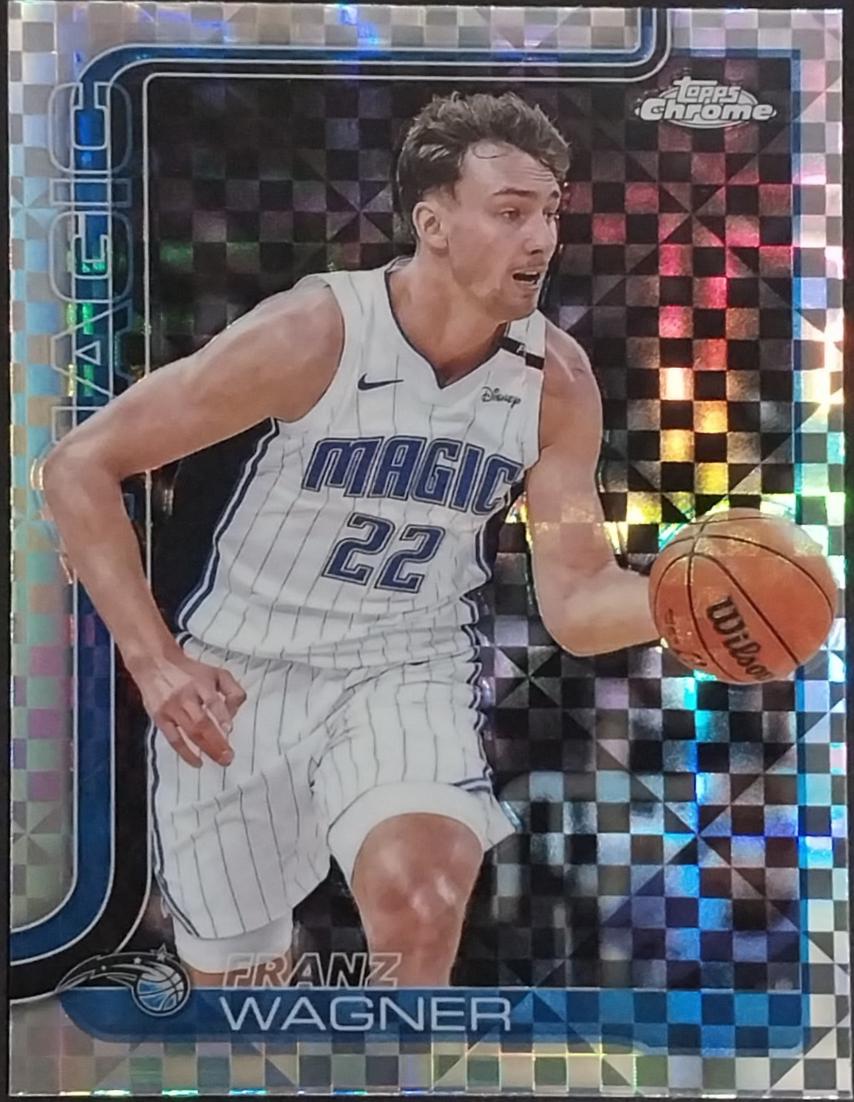 2025 Topps Chrome Franz Wagner [X-Fractor] #116 card