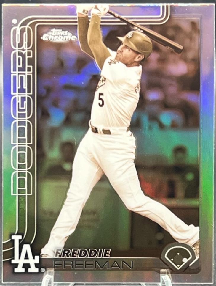 2025 Topps Chrome Freddie Freeman [Sepia] #23 card