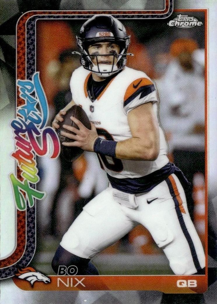 2025 Topps Chrome Future Stars Bo Nix [Refractor] #FS-15 card