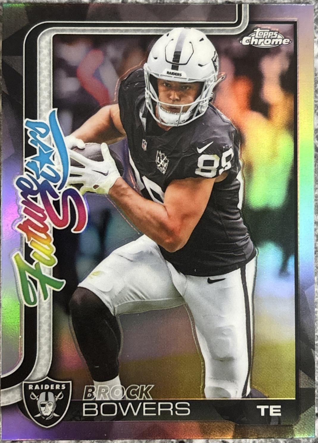 2025 Topps Chrome Future Stars Brock Bowers [Refractor] #FS-21 card