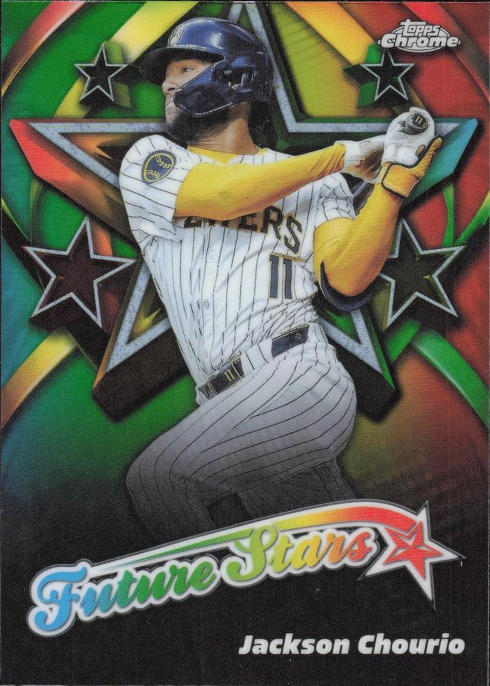 2025 Topps Chrome Future Stars Jackson Chourio #FS-4 card