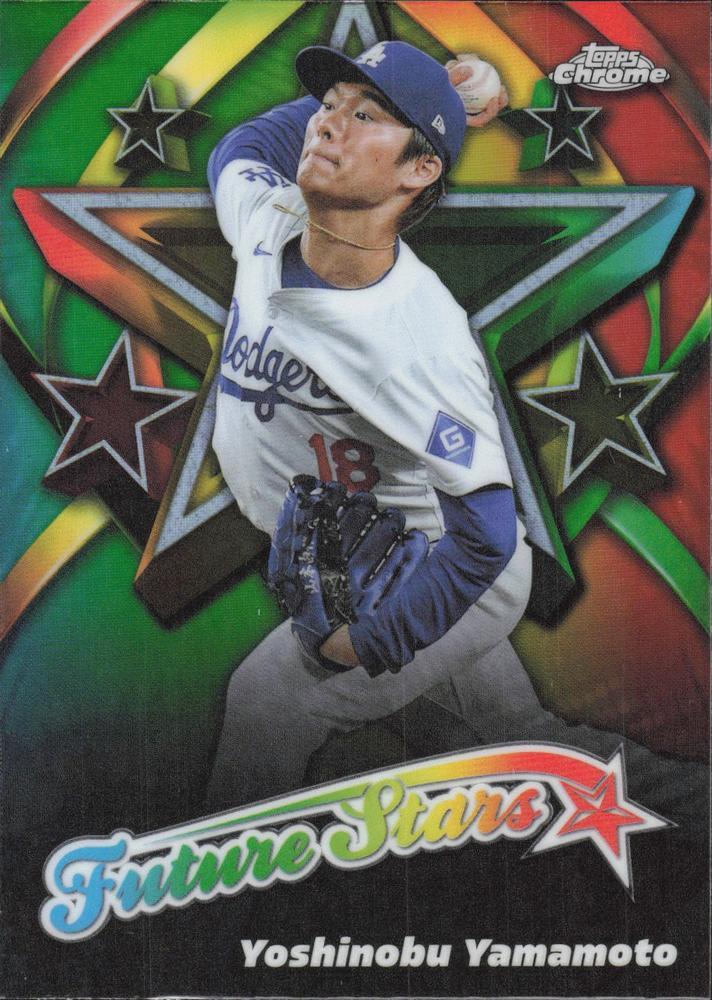 2025 Topps Chrome Future Stars Yoshinobu Yamamoto #FS-6 card