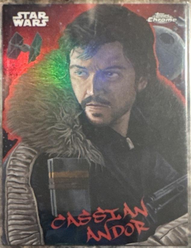 2025 Topps Chrome Galactic Graffiti Cassian Andor #GG-7 card