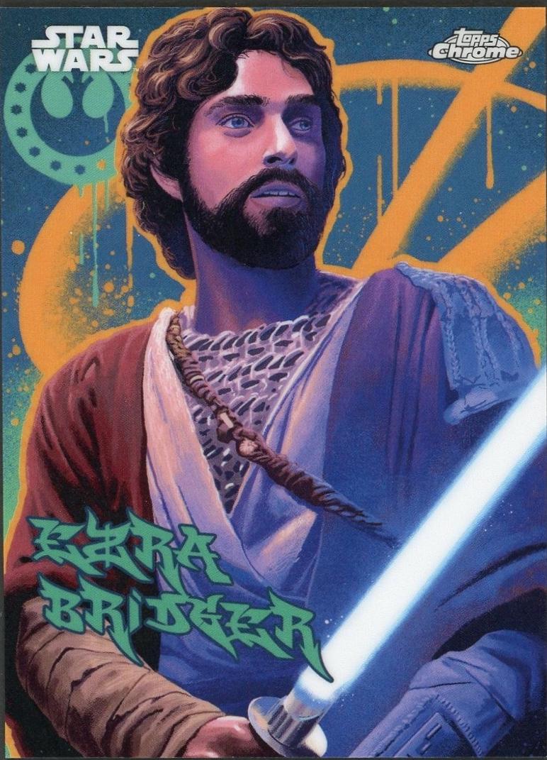 2025 Topps Chrome Galactic Graffiti Ezra Bridger #GG-10 card
