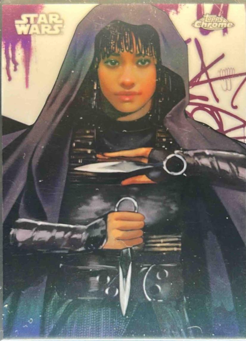 2025 Topps Chrome Galactic Graffiti Mae Aniseya #GG-14 card