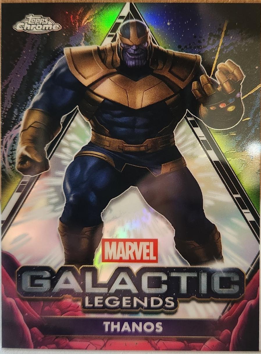 2025 Topps Chrome Galactic Legends Thanos #GL-1 card