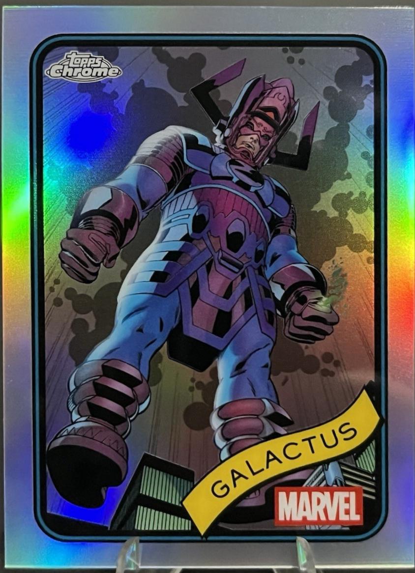 2025 Topps Chrome Galactus [Refractor] #150 card