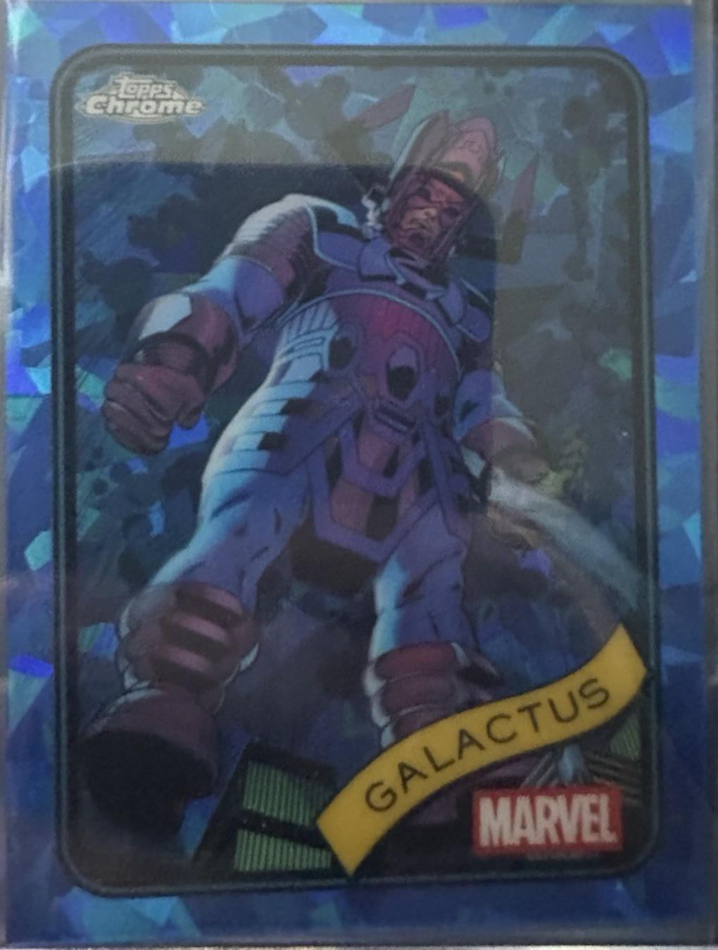 2025 Topps Chrome Galactus [Sapphire] #150 card