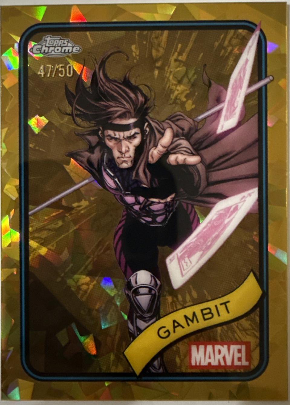 2025 Topps Chrome Gambit [Gold Sapphire] #105 card