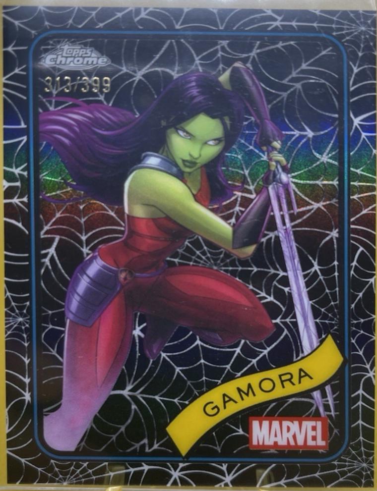 2025 Topps Chrome Gamora [Web] #140 card