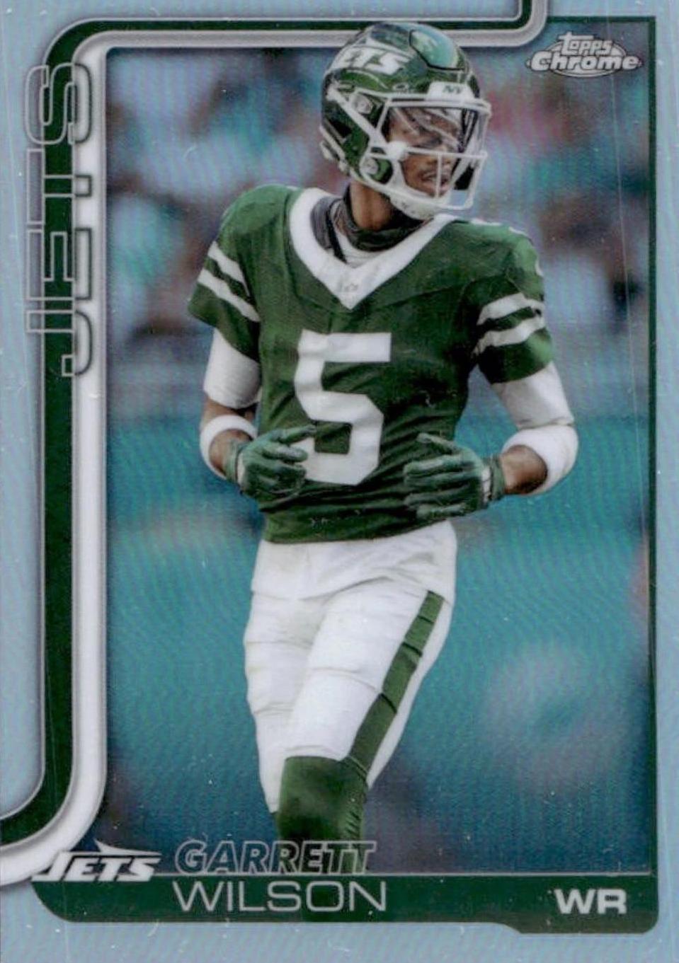 2025 Topps Chrome Garrett Wilson [Refractor] #235 card