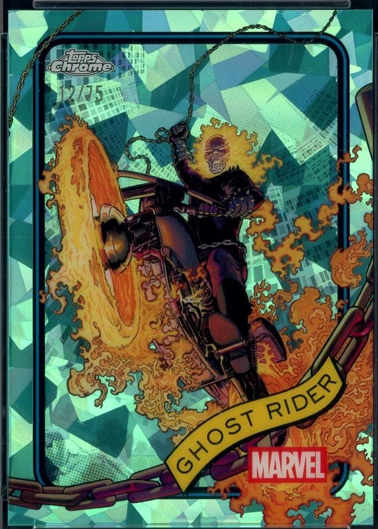 2025 Topps Chrome Ghost Rider [Aqua Sapphire] #183 card