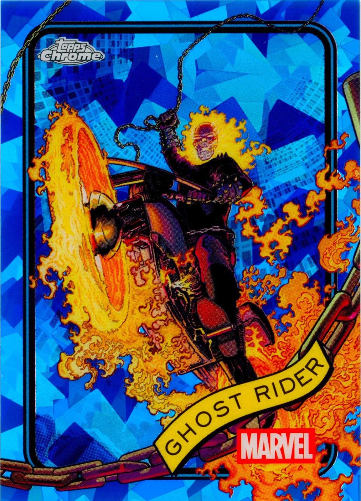 2025 Topps Chrome Ghost Rider [Sapphire] #183 card
