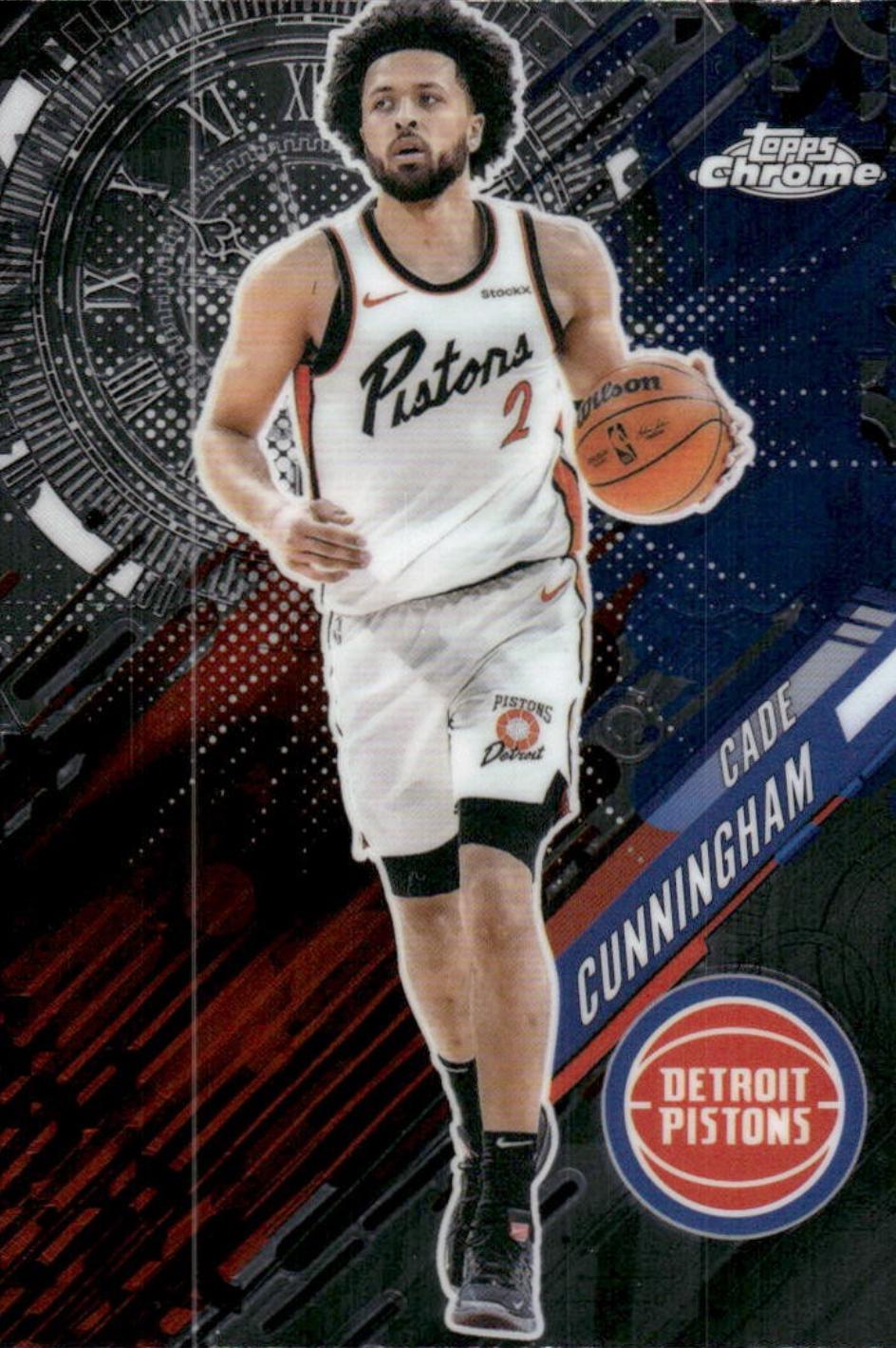 2025 Topps Chrome Go Time Cade Cunningham #GT-13 card
