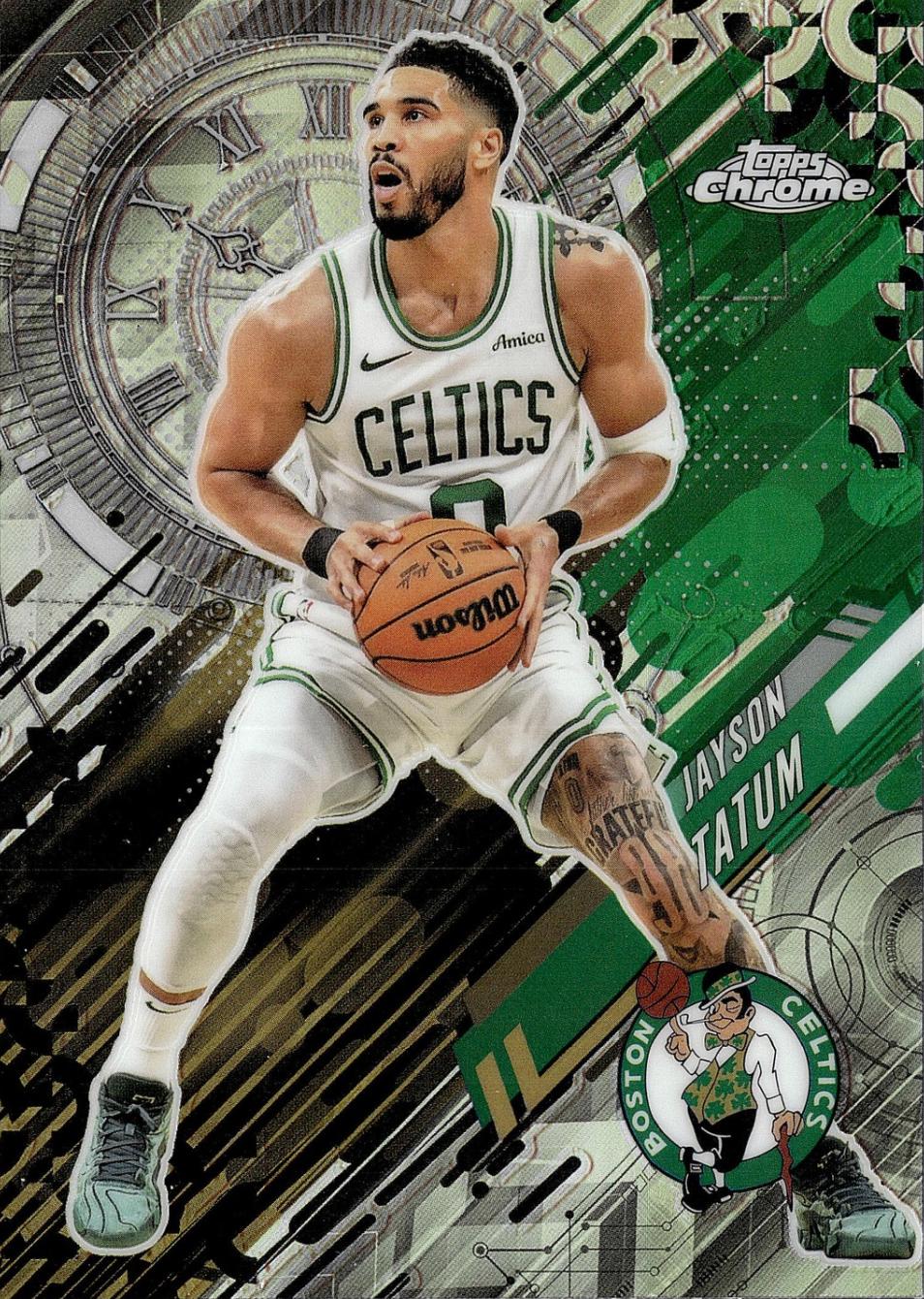 2025 Topps Chrome Go Time Jayson Tatum [Refractor] #GT-3 card