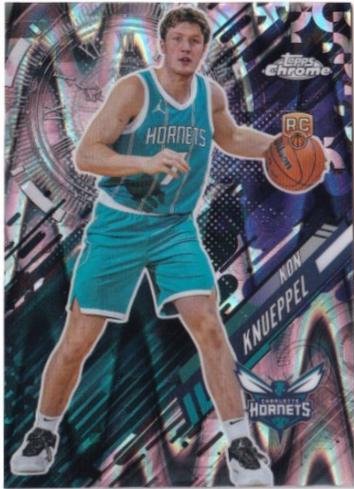 2025 Topps Chrome Go Time Kon Knueppel [RayWave Refractor] #GT-19 card