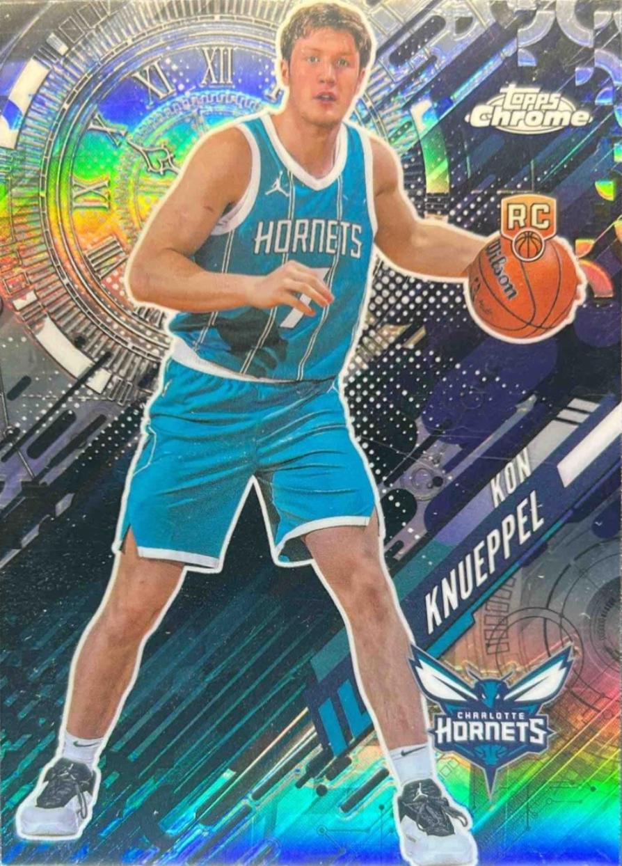2025 Topps Chrome Go Time Kon Knueppel [Refractor] #GT-19 card